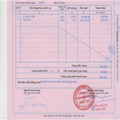 Bán hóa đơn VAT máy tính uy tín và chất lượng
