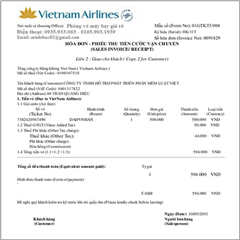 Bán hóa đơn vé máy bay giá tốt hàng đầu hiện nay