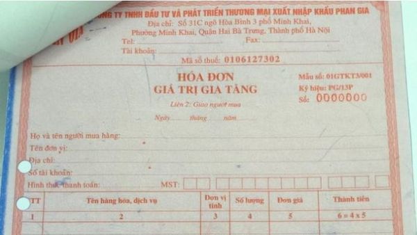 Khái niệm về hóa đơn đỏ