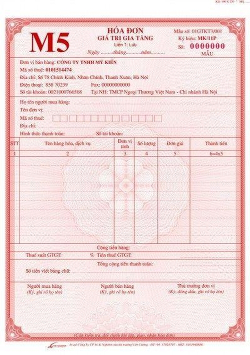 Địa chỉ bán hóa đơn đỏ uy tín, chất lượng